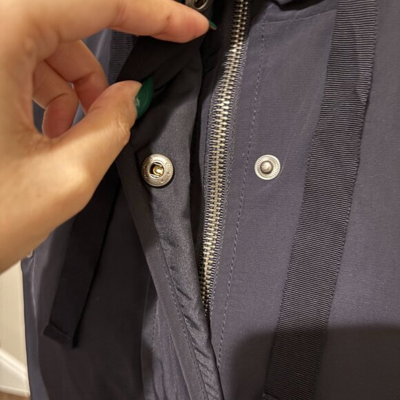 Navy Blue Raincoat | Size Medium - Picture 4 of 10